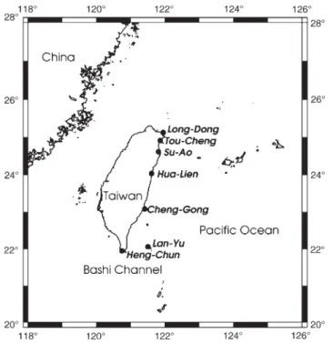 Fig. 4. Observed tides at the Hua-Lien for Jan. 2001.