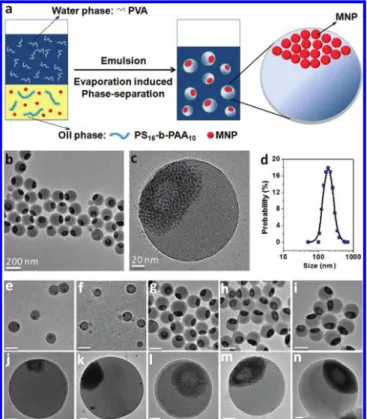 Figure 2. Orientation dependent fluorescence of magneto-optical biphasic nanocomposites