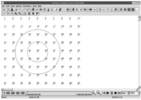 Fig. 10. The time required for a simulation with respect to the number of mobile nodes.Fig