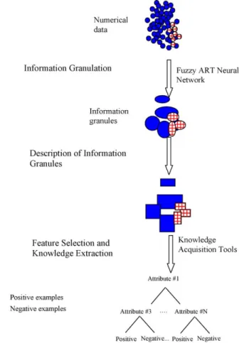 Fig. 2 shows the basic idea of the proposed methodology. A large amount of similar objects are gathered together to form fewer granules