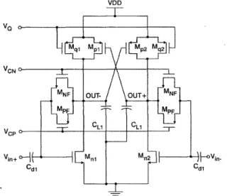 Fig.  5  Circuit diagram  of  fully  d@iential  Rm-C  IF biquadratic BPA 