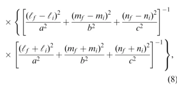Fig. 1. Free-carrier absorption coefﬁcient as a function of lateral width. Solid curves: c ¼ 10 nm; broken curves: c ¼ 20 nm.