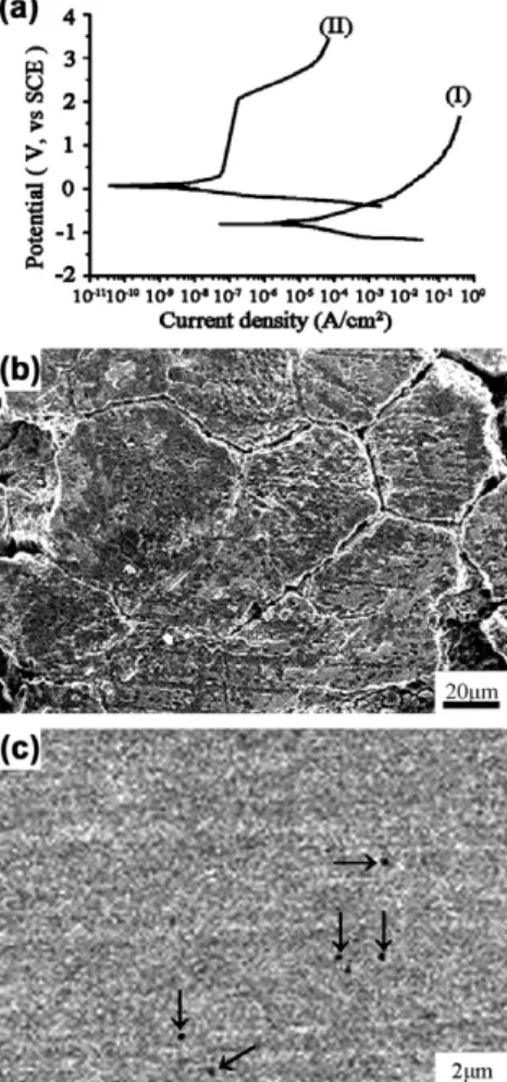 Figure 2. (a) Nitrogen concentration proﬁle measured by GDS of the present nitrided alloy