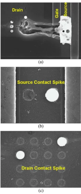Fig. 5. Measured I–V curves of the HVPMOS (with a width of 600 µm and a length of 2 µm) in the VFD driver I/O cell before and after 1-kV ND-mode HBM ESD stress.