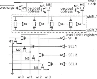 Fig. 10  Conceptual diagram  of  the two-level shift-register chain  from  previous 