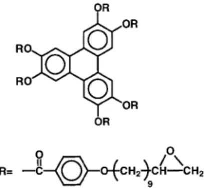 Figure 1. Molecular structure of the discotic compound used in this study.