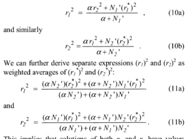 Fig. 2 contains the data points and prototypes found with various combinations of a, N1 and N2