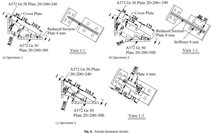Fig. 4. Energy dissipator details.