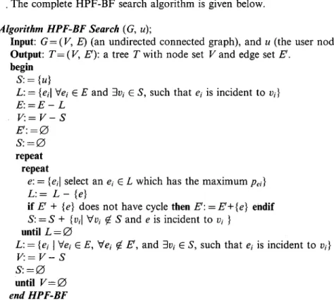 Fig.  6 depicts  a  simple example  o f  using  H P F - B F   algorithm  to construct  the  allocation  tree