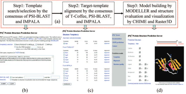 Figure 1. Overview of the (PS) 2 using the protein sequence of F2365 glyoxalase protein (AAT03210) in L.monocytogenes as query
