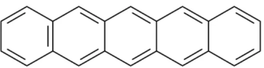 圖 1-3.1 Penetacene 的結構式 
