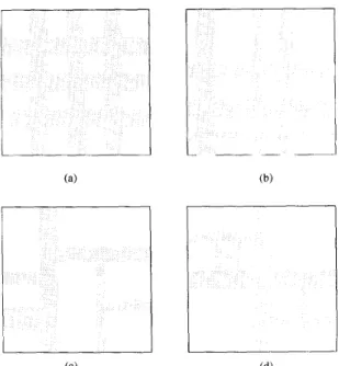 Fig.  7.  Four  fuzzy  multidimensional  data  structures:  (a)  fuzzy  grid,  (b)  adaptive  fuzzy  grid,  (c)  fuzzy  k-d  tree,  (d)  multilevel  fuzzy  grid