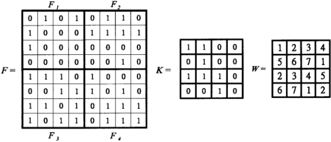 Fig. 2. (a) F 8 K. (b) Modified host image.