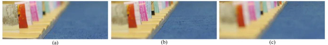 Fig. 4. Sample frames of the 13-frame image sequence for spatial consistency evaluation