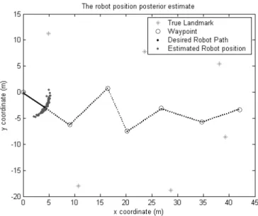 Figure 1. Robot position posterior estimation.