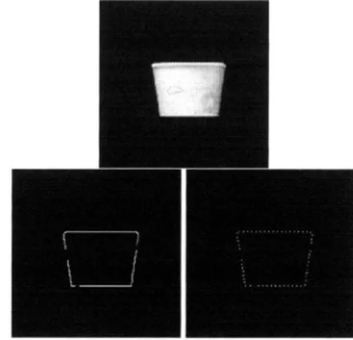 Fig. 8 A circle mask and a log-polar histogram