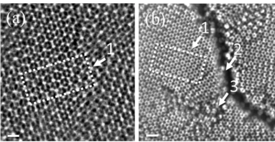 Fig. 4 c and d were estimated from an ideal close-packing structure.