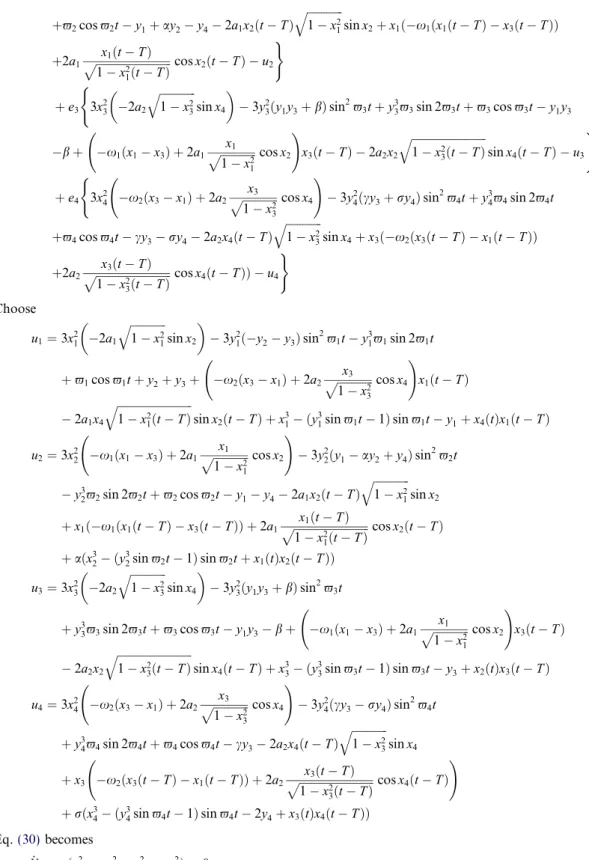 Fig. 3 . After 5 s, the motion trajectories enter a chaotic attractor.
