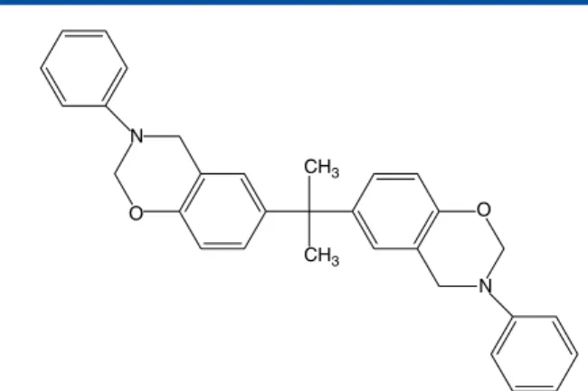 Figure 1. Structure of the bifunctional bisphenol A-type benzoxazine Ba.