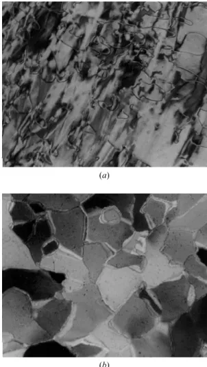 Figure 7. Optical textures of HTP8N at (a) 187 ß C, N d ;Figure 5. Optical textures of HTP6N at (a) 257ßC, N d ;