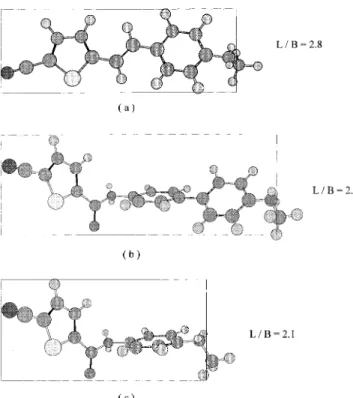 Table 3 lists the thermal transitions of three series of