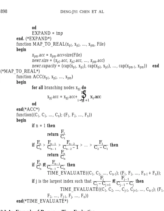 Fig. 2 shown the DCS with the capacity of each communication link specified. Suppose we want to compute the response time of distributed program 1 when link 3 is down