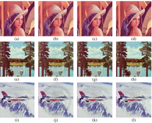 Fig. 8 The visual quality comparison of original and watermarked images by embedding NCTU logo of Fig
