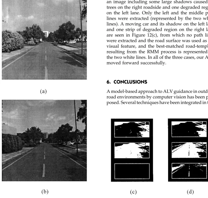 Figure 11. An obvious improvement to use the translation process in a real road scene