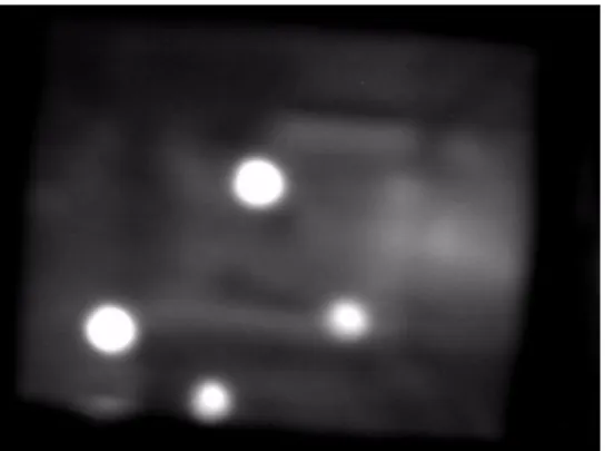 Figure 5. Example of the captured image from the proposed sensing interface. 
