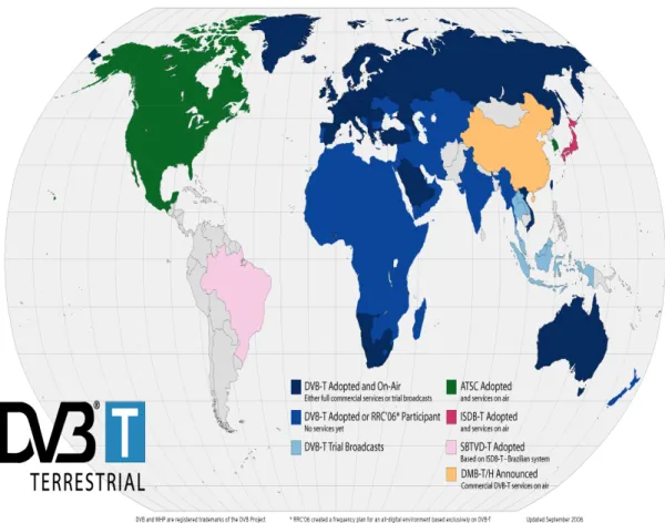 圖 6：DVB World Adoption Map   