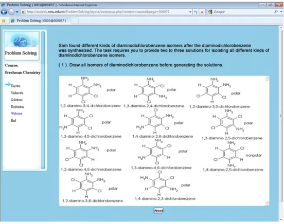 Fig. 3. Isomers of diaminodichlorobenzenes were drawn by student in the problem-solving task 2.