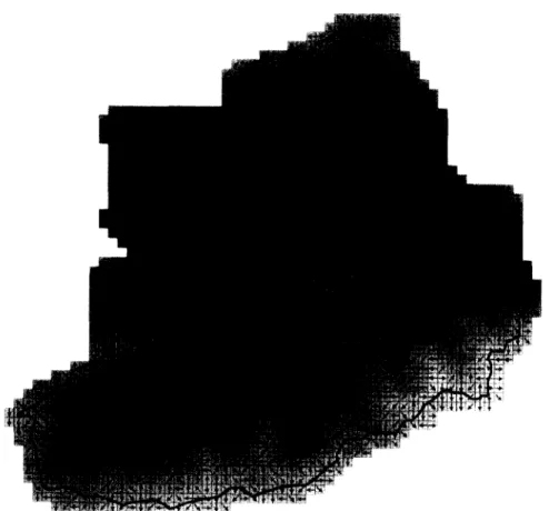 Figure  5.  Manually  determined  drainage  pattern 