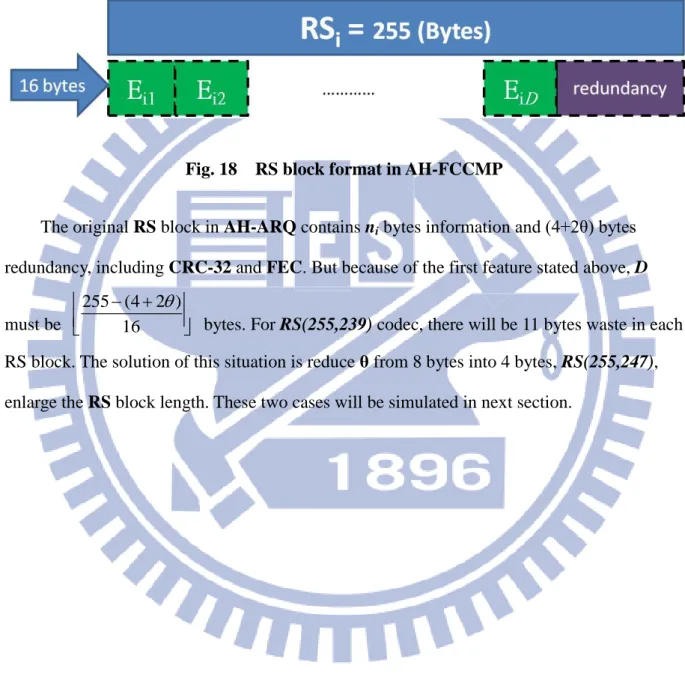 Fig. 18    RS block format in AH-FCCMP 