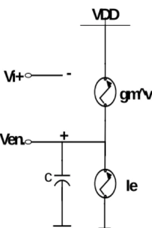 Fig. 2-10 Equivalent circuit of the peak detector. 