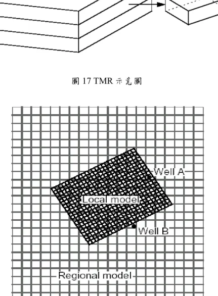 圖 18  區域模式(regional model)局部模式(local model)示意圖 