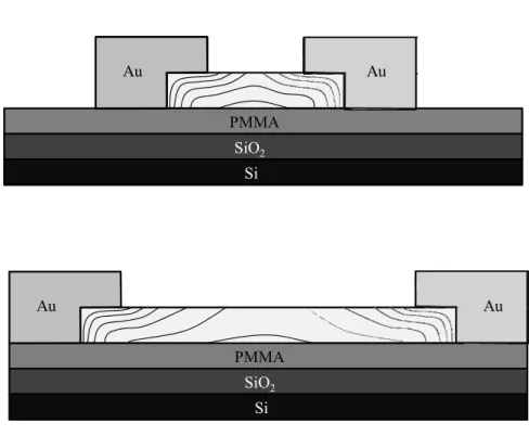 Fig. 3.4 Schematic of the electric field with different length. 