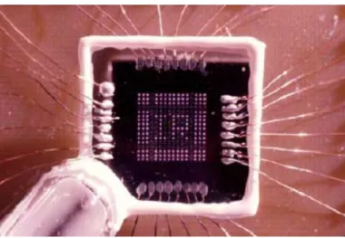 Fig. 2.9 16 by 16 pixel plasma display panel. The Industrial Research 100 Award was given to the  University of Illinois in 1968 [15]