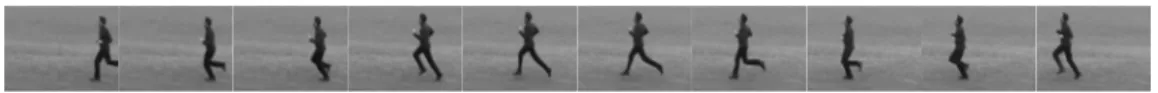 Fig. 3.6 The running video sequences. 