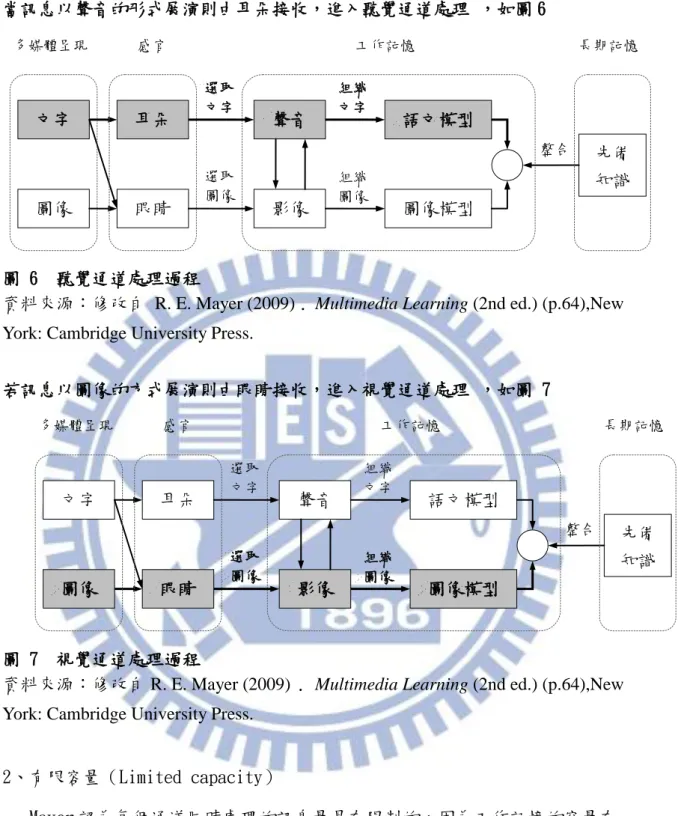 圖 6  聽覺通道處理過程 