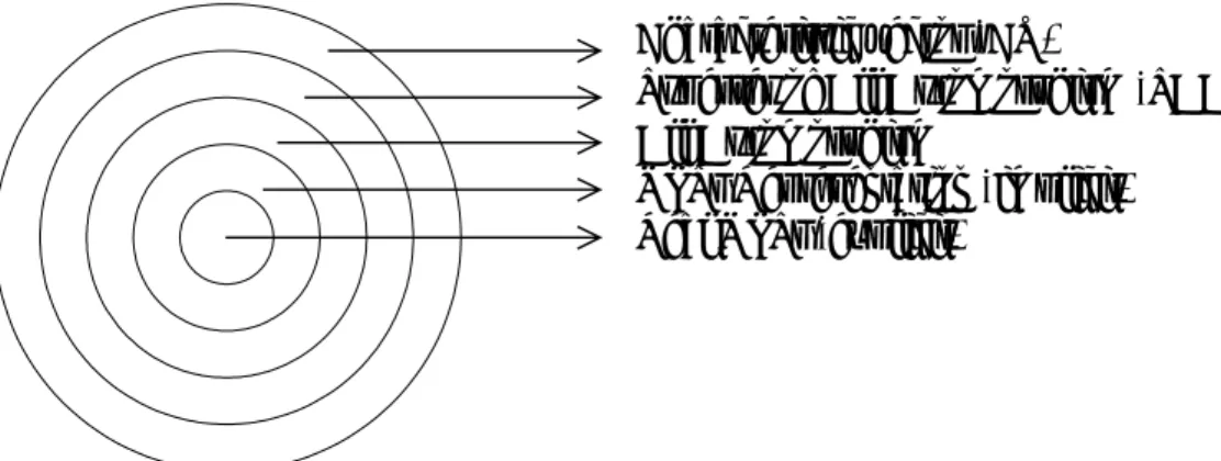 Figure 2.3. Hierarchical relations among the different approaches. 