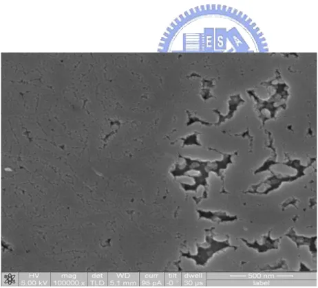 圖 3-3(b) 550℃ MILC 飽和 SEM 影像 