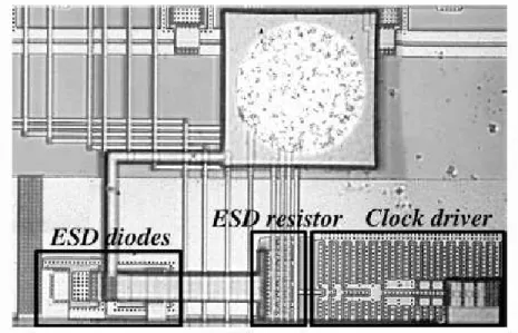 Figure 2.2: The structure of I/O buffer block and signal pad [16].