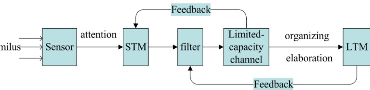 Figure 2. Information Process Theory proposed by Gagne [47], [50]. 