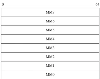 Figure 3.3: MMX register set.