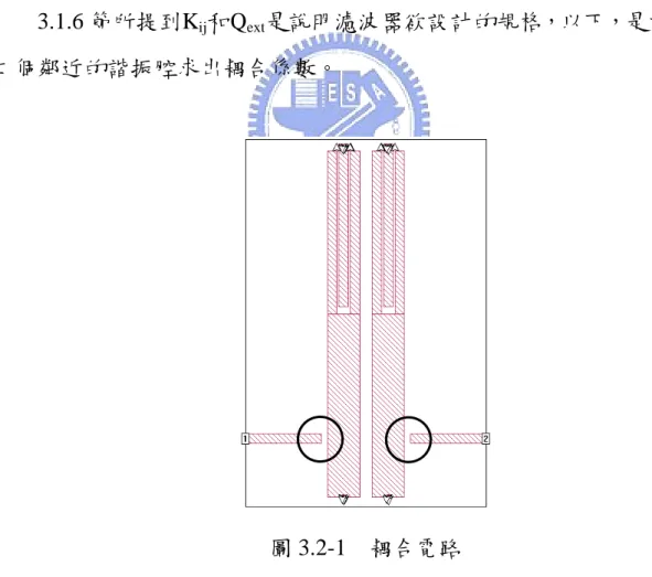 圖 3.2-1  耦合電路
