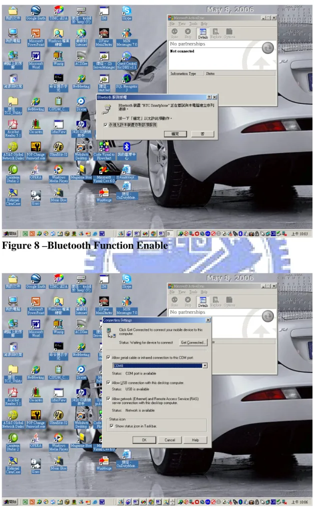 Figure 8 –Bluetooth Function Enable 