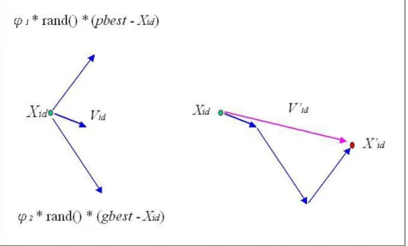 Figure 3-2 Calculation of particle vectors 