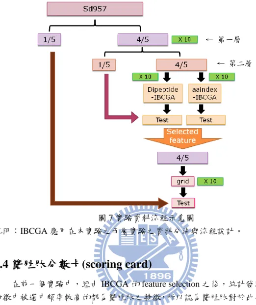 圖 7 實驗資料流程示意圖 