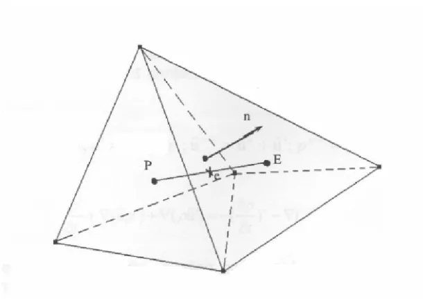 Fig. 1.1 Unstructured control volume 