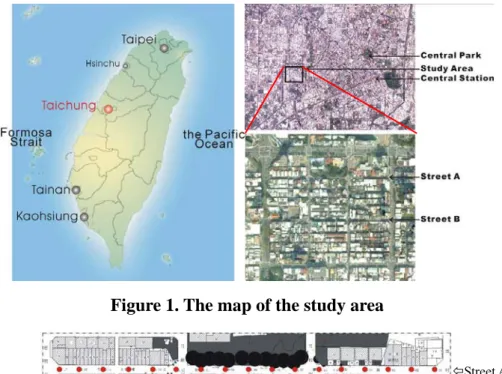 Figure 1. The map of the study area 